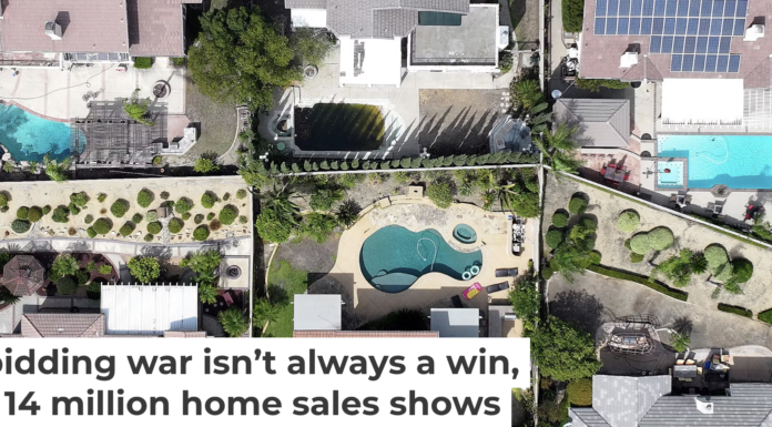 An aerial view of homes in pricey Rancho Cucamonga, Calif. Mario Tama/Getty Images